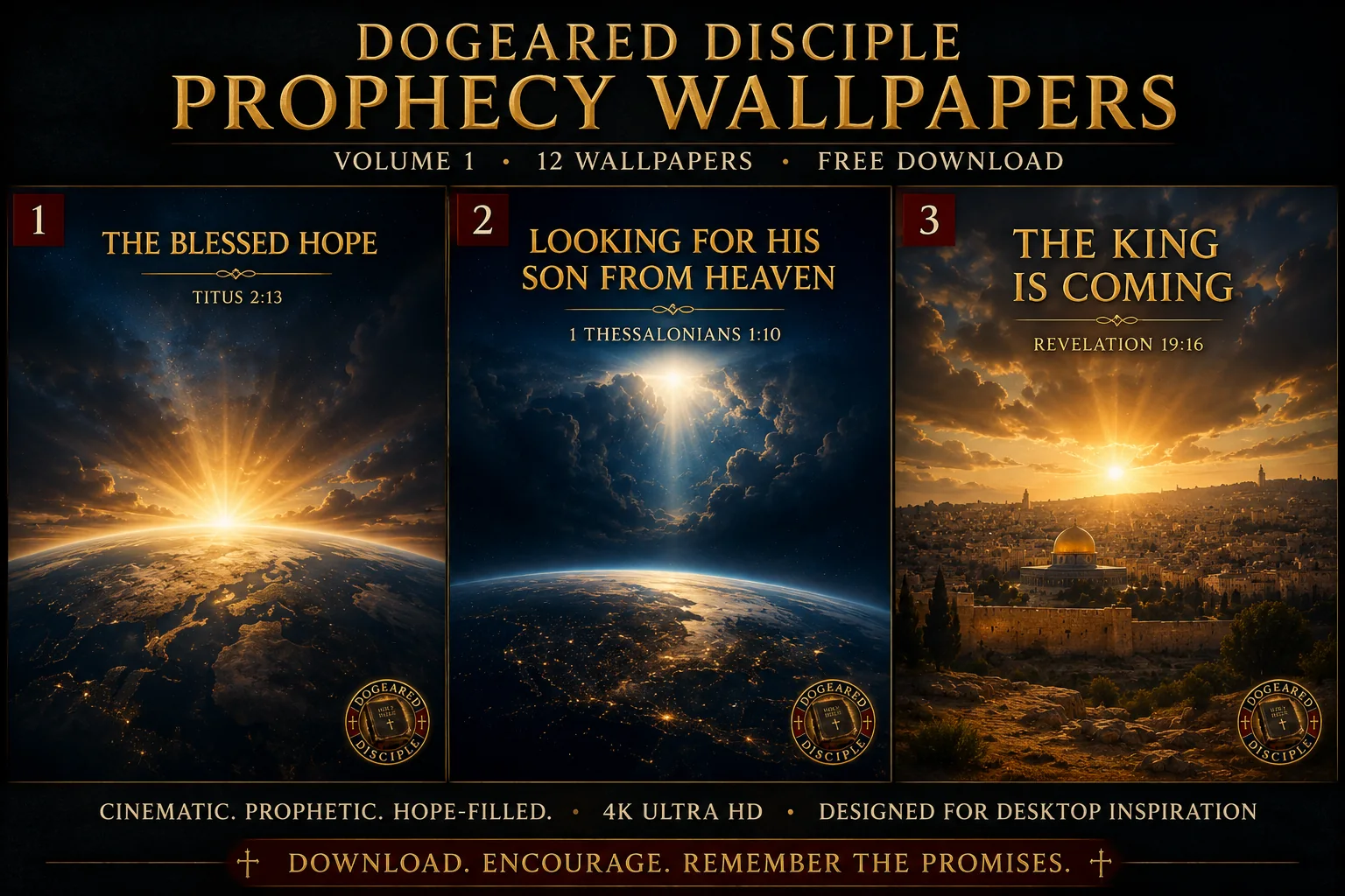 Dogeared Disciple Prophecy Wallpapers Volume 1 cover