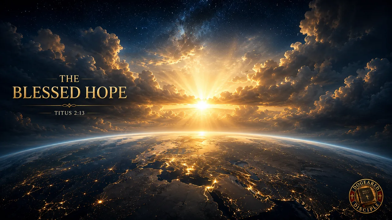 The Blessed Hope Bible prophecy wallpaper preview