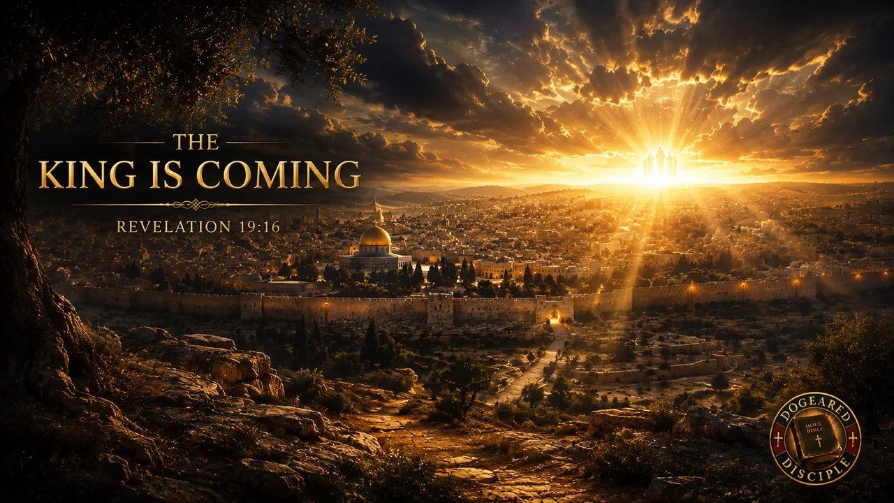 The King Is Coming Bible prophecy wallpaper preview