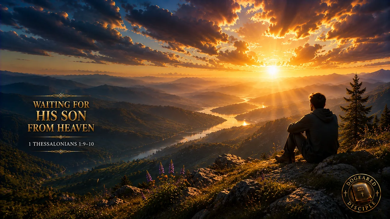 Waiting for His Son from Heaven Bible prophecy wallpaper preview